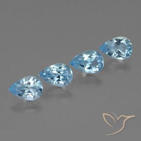 Shop natural 3.11ct Bleu ciel Topaze gems, En forme de poire, from Brésil at GemSelect. In stock, global shipping!