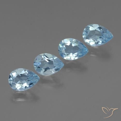 Shop natural 3.12ct Bleu ciel Topaze gems, En forme de poire, from Brésil at GemSelect. In stock, global shipping!