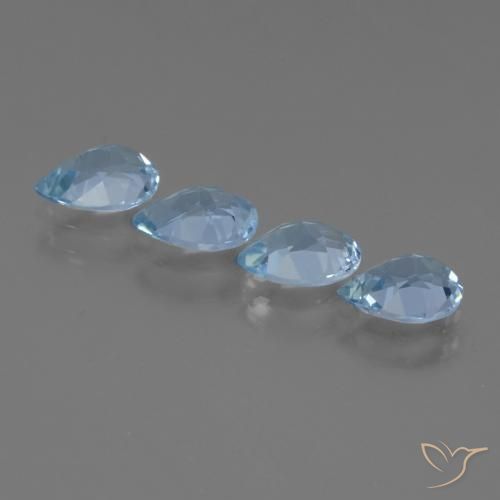 Shop natural 3.12ct Bleu ciel Topaze gems, En forme de poire, from Brésil at GemSelect. In stock, global shipping!