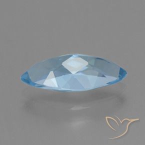 Topaze Bleu ciel naturelle Marquise, 3.59 ct, VVS