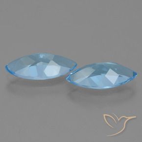 Shop natural 7.26ct Bleu Suisse Topaze gems, Marquise, from Brésil at GemSelect. In stock, global shipping!
