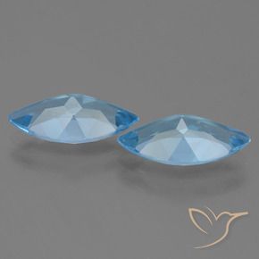 Shop natural 7.10ct Bleu Suisse Topaze gems, Marquise, from Brésil at GemSelect. In stock, global shipping!