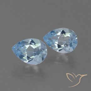 Shop natural 1.68ct Bleu ciel Topaze gems, En forme de poire, from Brésil at GemSelect. In stock, global shipping!