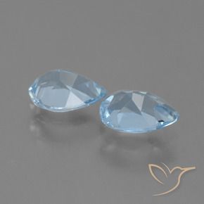 Shop natural 1.62ct Bleu ciel Topaze gems, En forme de poire, from Brésil at GemSelect. In stock, global shipping!
