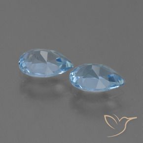 Shop natural 1.49ct Bleu Suisse Topaze gems, En forme de poire, from Brésil at GemSelect. In stock, global shipping!