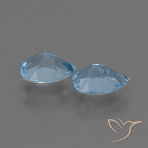 Shop natural 1.62ct Bleu ciel Topaze gems, En forme de poire, from Brésil at GemSelect. In stock, global shipping!