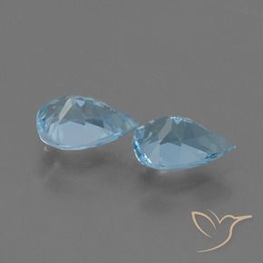 Shop natural 1.57ct Bleu Suisse Topaze gems, En forme de poire, from Brésil at GemSelect. In stock, global shipping!