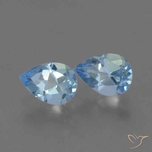 Shop natural 1.77ct Bleu Suisse Topaze gems, En forme de poire, from Brésil at GemSelect. In stock, global shipping!