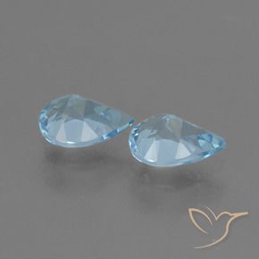 Shop natural 1.47ct Bleu ciel Topaze gems, En forme de poire, from Brésil at GemSelect. In stock, global shipping!