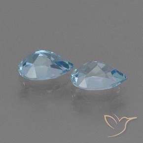 Shop natural 1.80ct Bleu Suisse Topaze gems, En forme de poire, from Brésil at GemSelect. In stock, global shipping!