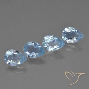 Shop natural 3.49ct Bleu Suisse Topaze gems, En forme de poire, from Brésil at GemSelect. In stock, global shipping!