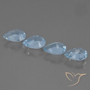 Shop natural 3.49ct Bleu Suisse Topaze gems, En forme de poire, from Brésil at GemSelect. In stock, global shipping!