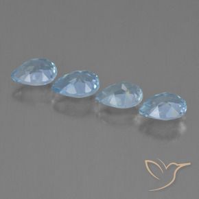 Shop natural 3.46ct Bleu ciel Topaze gems, En forme de poire, from Brésil at GemSelect. In stock, global shipping!