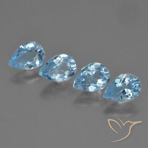 Shop natural 3.36ct Bleu Suisse Topaze gems, En forme de poire, from Brésil at GemSelect. In stock, global shipping!