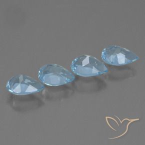 Shop natural 3.36ct Bleu Suisse Topaze gems, En forme de poire, from Brésil at GemSelect. In stock, global shipping!