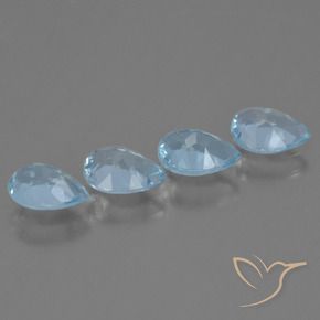Shop natural 3.29ct Bleu ciel Topaze gems, En forme de poire, from Brésil at GemSelect. In stock, global shipping!