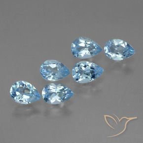 Shop natural 3.05ct Bleu Suisse Topaze gems, En forme de poire, from Brésil at GemSelect. In stock, global shipping!