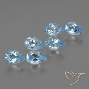 Shop natural 3.10ct Bleu ciel Topaze gems, En forme de poire, from Brésil at GemSelect. In stock, global shipping!