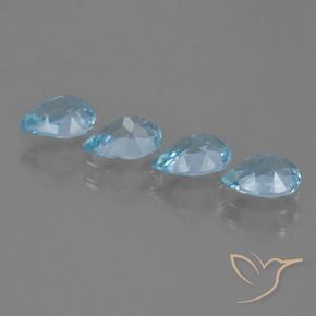 Shop natural 3.30ct Bleu ciel Topaze gems, En forme de poire, from Brésil at GemSelect. In stock, global shipping!