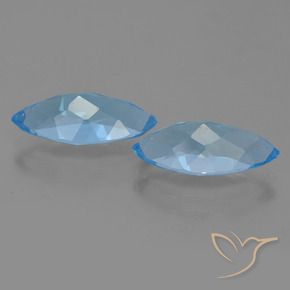 Shop natural 7.27ct Bleu Suisse Topaze gems, Marquise, from Brésil at GemSelect. In stock, global shipping!