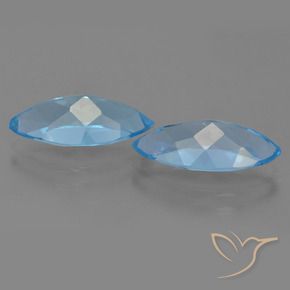 Shop natural 7.34ct Bleu Suisse Topaze gems, Marquise, from Brésil at GemSelect. In stock, global shipping!