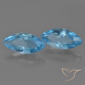 Shop natural 7.12ct Bleu Suisse Topaze gems, Marquise, from Brésil at GemSelect. In stock, global shipping!
