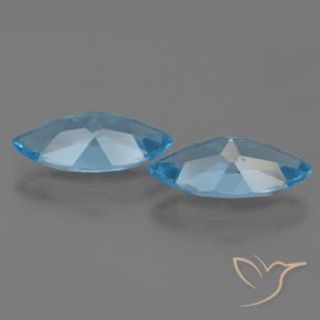 Shop natural 7.12ct Bleu Suisse Topaze gems, Marquise, from Brésil at GemSelect. In stock, global shipping!