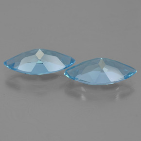 Achetez naturel 7.03ct Bleu Suisse Topaze gems, Marquise, En provenance Brésil chez GemSelect. En stock, livraison internationale!
