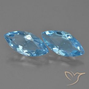 Shop natural 6.44ct Bleu ciel Topaze gems, Marquise, from Brésil at GemSelect. In stock, global shipping!