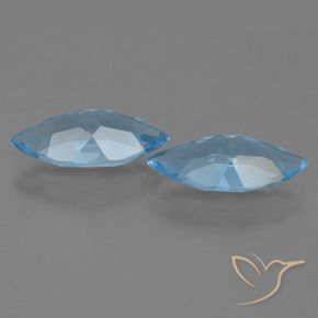 Shop natural 6.44ct Bleu ciel Topaze gems, Marquise, from Brésil at GemSelect. In stock, global shipping!