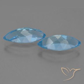 Shop natural 7.67ct Bleu Suisse Topaze gems, Marquise, from Brésil at GemSelect. In stock, global shipping!