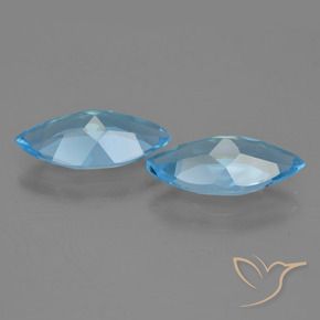 Shop natural 6.26ct Bleu Suisse Topaze gems, Marquise, from Brésil at GemSelect. In stock, global shipping!