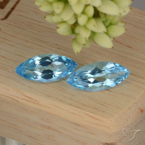 Shop natural 6.61ct Bleu Suisse Topaze gems, Marquise, from Brésil at GemSelect. In stock, global shipping!