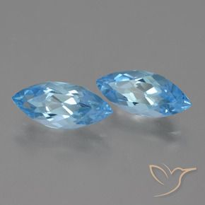 Shop natural 7.34ct Bleu ciel Topaze gems, Marquise, from Brésil at GemSelect. In stock, global shipping!