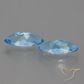 Shop natural 7.17ct Bleu Suisse Topaze gems, Marquise, from Brésil at GemSelect. In stock, global shipping!
