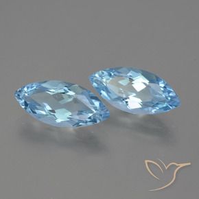 Shop natural 6.43ct Bleu ciel Topaze gems, Marquise, from Brésil at GemSelect. In stock, global shipping!
