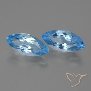 Shop natural 7.89ct Bleu Suisse Topaze gems, Marquise, from Brésil at GemSelect. In stock, global shipping!