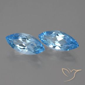 Shop natural 7.57ct Bleu Suisse Topaze gems, Marquise, from Brésil at GemSelect. In stock, global shipping!