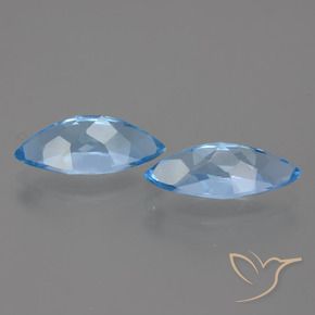 Shop natural 7.57ct Bleu Suisse Topaze gems, Marquise, from Brésil at GemSelect. In stock, global shipping!