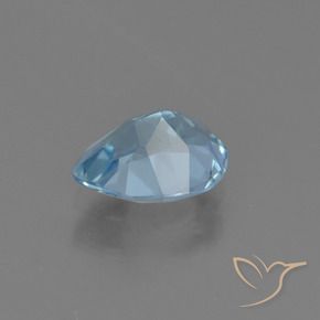 Topaze Bleu Suisse naturelle En forme de poire, 0.93 ct, VVS-VS