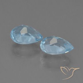 Shop natural 1.92ct Bleu Suisse Topaze gems, En forme de poire, from Brésil at GemSelect. In stock, global shipping!