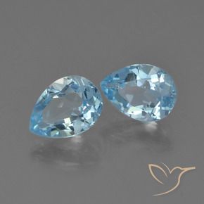 Shop natural 1.69ct Bleu ciel Topaze gems, En forme de poire, from Brésil at GemSelect. In stock, global shipping!
