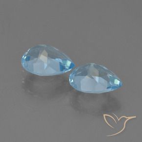 Shop natural 1.69ct Bleu ciel Topaze gems, En forme de poire, from Brésil at GemSelect. In stock, global shipping!