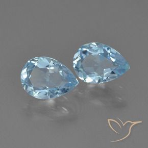 Shop natural 1.74ct Bleu ciel Topaze gems, En forme de poire, from Brésil at GemSelect. In stock, global shipping!