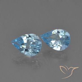 Shop natural 1.31ct Bleu Suisse Topaze gems, En forme de poire, from Brésil at GemSelect. In stock, global shipping!