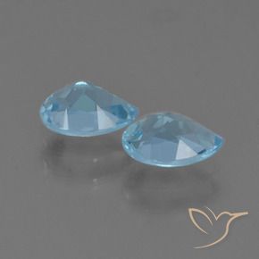 Shop natural 1.76ct Bleu Suisse Topaze gems, En forme de poire, from Brésil at GemSelect. In stock, global shipping!
