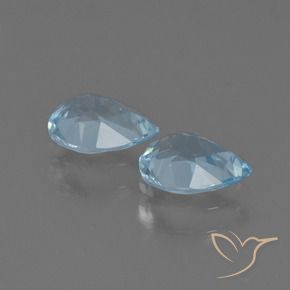 Shop natural 1.61ct Bleu Suisse Topaze gems, En forme de poire, from Brésil at GemSelect. In stock, global shipping!
