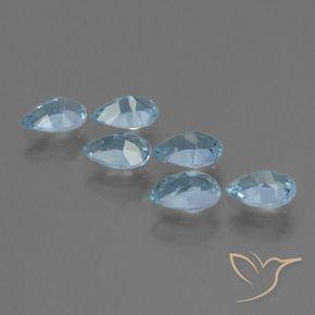 Shop natural 2.94ct Bleu ciel Topaze gems, En forme de poire, from Brésil at GemSelect. In stock, global shipping!