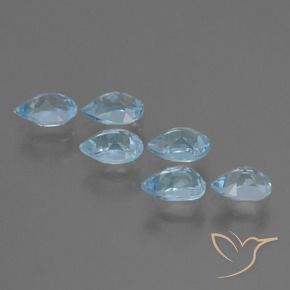 Shop natural 3.27ct Bleu Suisse Topaze gems, En forme de poire, from Brésil at GemSelect. In stock, global shipping!