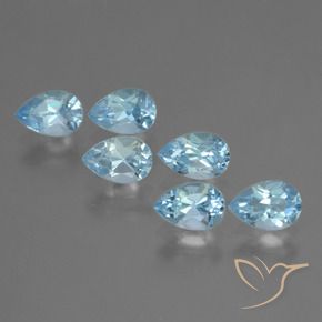 Shop natural 3.22ct Bleu ciel Topaze gems, En forme de poire, from Brésil at GemSelect. In stock, global shipping!